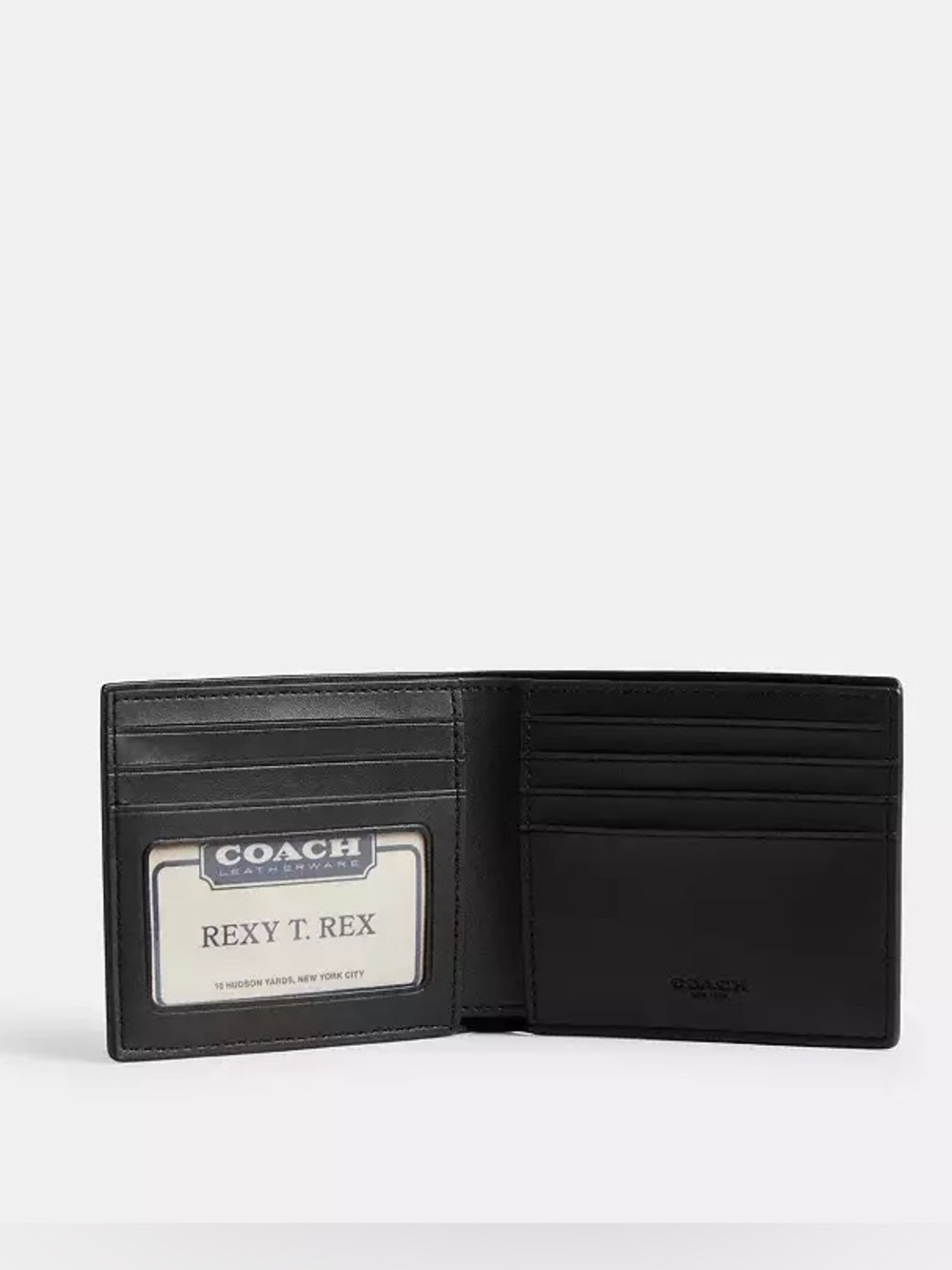 Coach Id Billfold Wallet In Signature Canvas - Picture 2 of 5